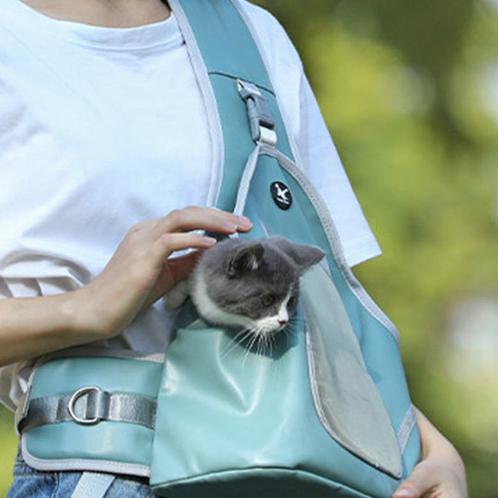 Comfortable Sturdy Reflective Sling Bag For Small Pet Cat Dog - image 5