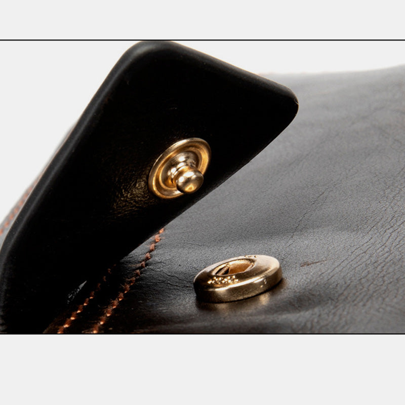 Large Capacity Genuine Leather Business Wallet