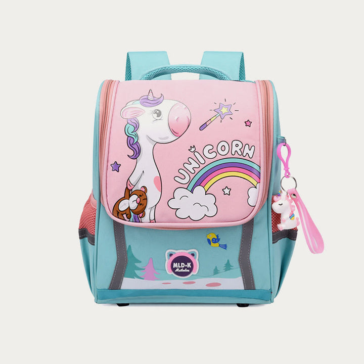 Backpack For Kids Cute Cartoon Unicorn Dinosaur Oxford Schoolbag