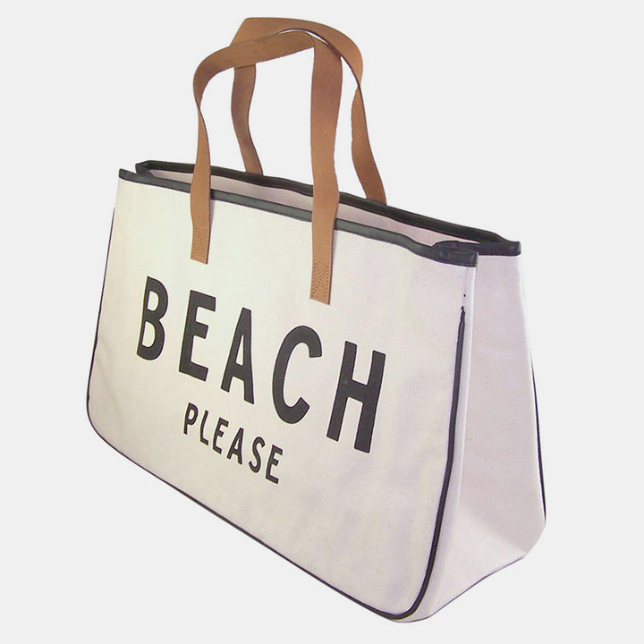 Large Capacity Canvas Tote Hold Everything Beach Travel Sports Handbag Shoulder Bag