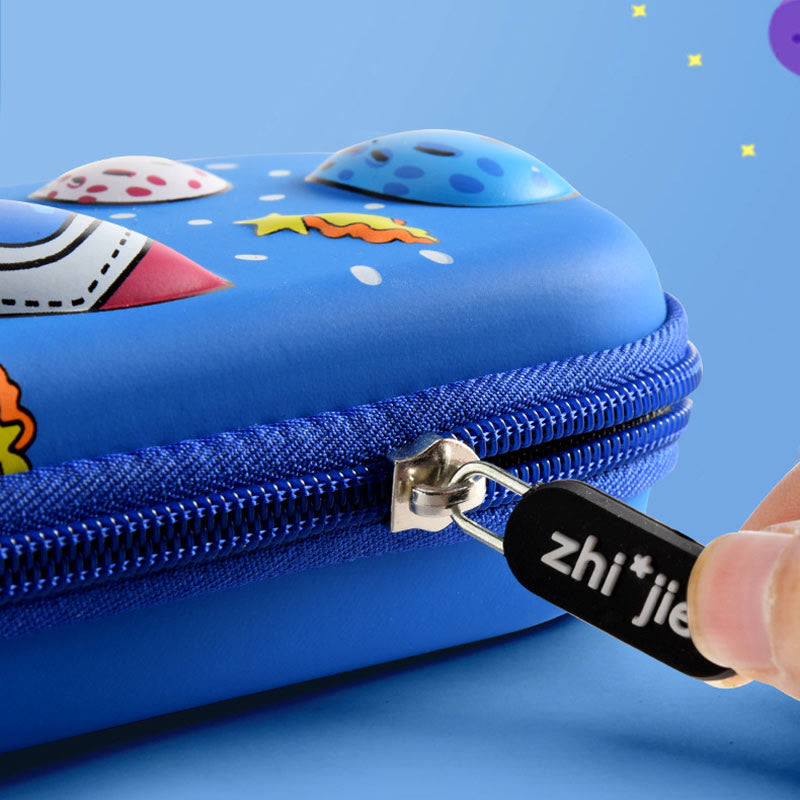 Pencil Case For Kids Astronaut Pattern Cute School Case