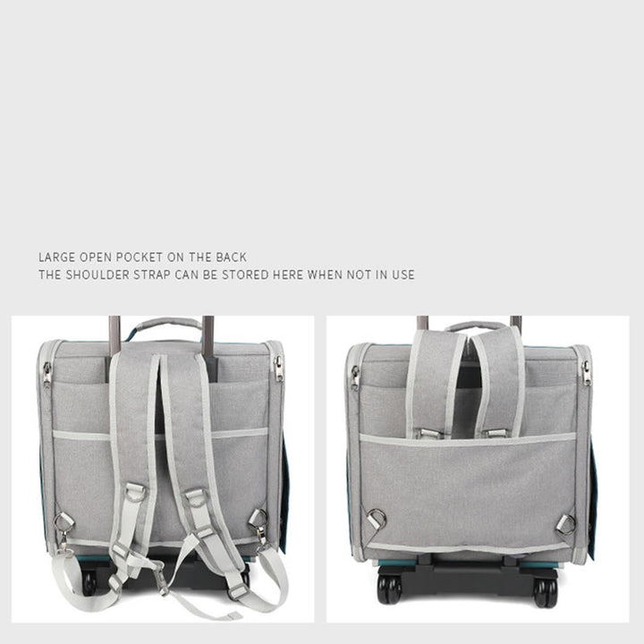 Portable Pet Carrier For Outdoor Large Breathable Oxford Cat Backpack