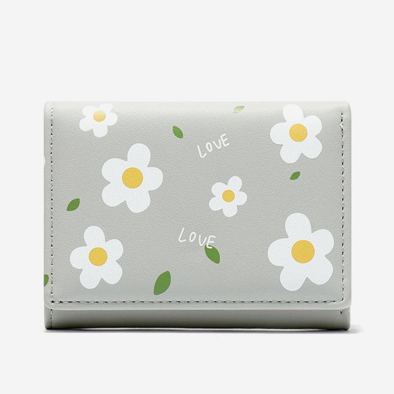 Multifunctional Flower Printing Wallet