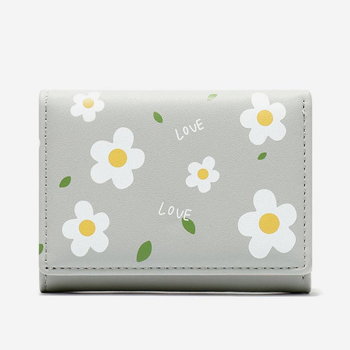 Multifunctional Flower Printing Wallet