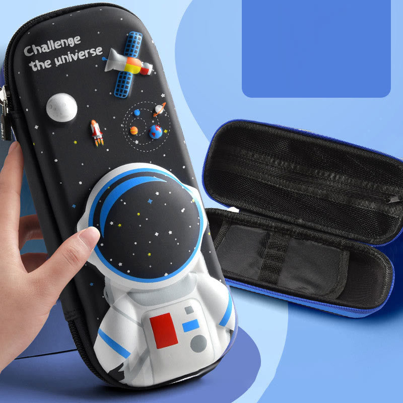 Pencil Case For Kids Astronaut Pattern Cute School Case
