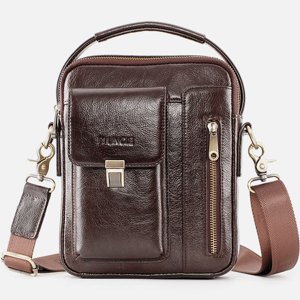 Large Capacity Multifunctional Leather Crossbody Bag