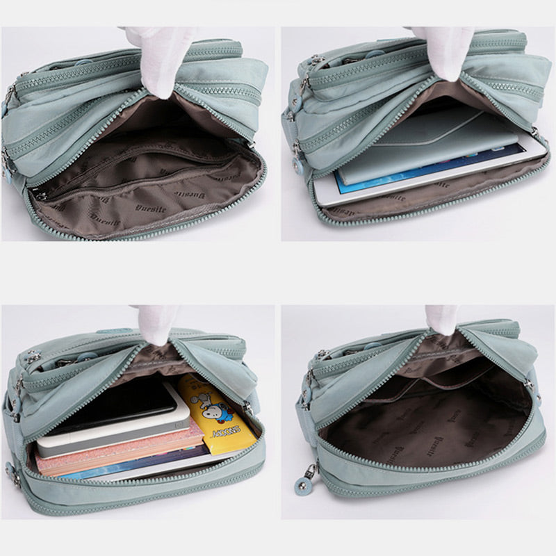 Multi-Pocket Lightly Design Casual Crossbody Bag