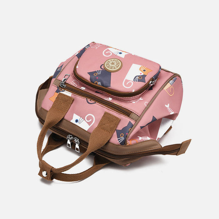 Functional Waterproof Crossbody Bag Convertible Mini Backpack Mommy Bag