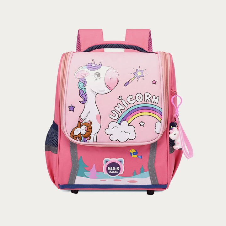Backpack For Kids Cute Cartoon Unicorn Dinosaur Oxford Schoolbag