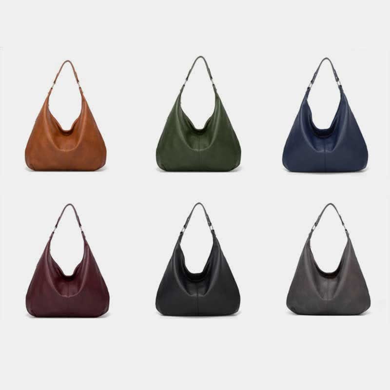 Large Soft Leather Hobo Bag Handbag Tote Everyday Purse for Women - image 15