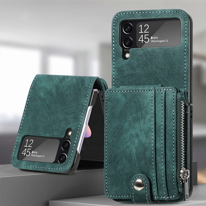 Phone Case For Z Flip 6 / Z Flip 5 2-In-1 Detachable Samll Wallet