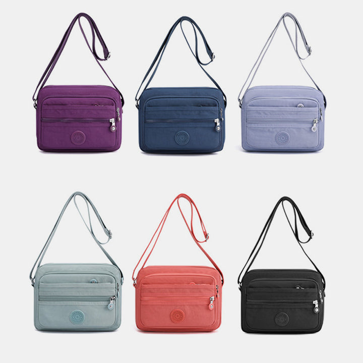 Multi-Pocket Lightly Design Casual Crossbody Bag