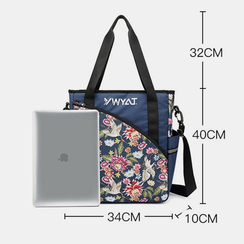 Tennis Shoulder Tote for Women Men Badminton Sling Bag Laptop Handbag - image 11