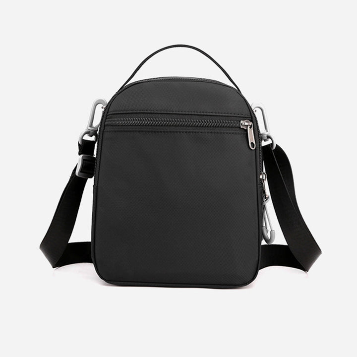 Double Layer Nylon Small Womens Mens Crossbody Bag Waterproof Lightweight Purse