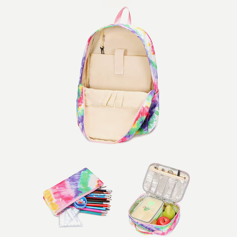 School Backpack for Girls Women Laptop College Bookbag with Lunch Bag Pen Case