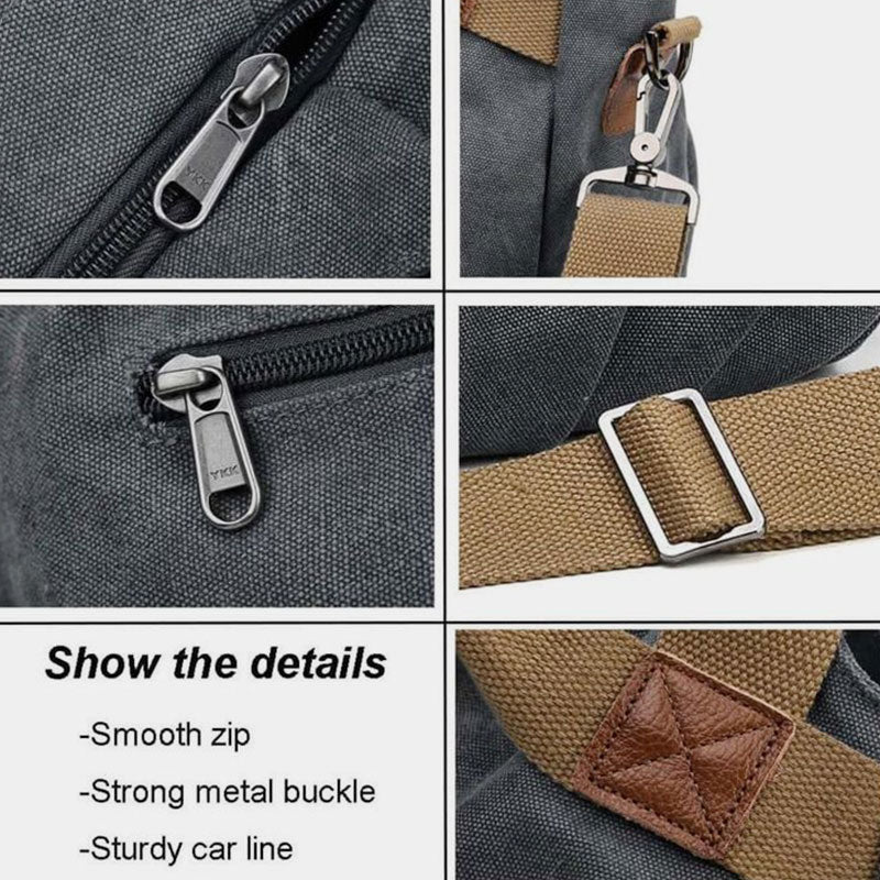 Canvas Shoulder Large Capacity Messenger Bag