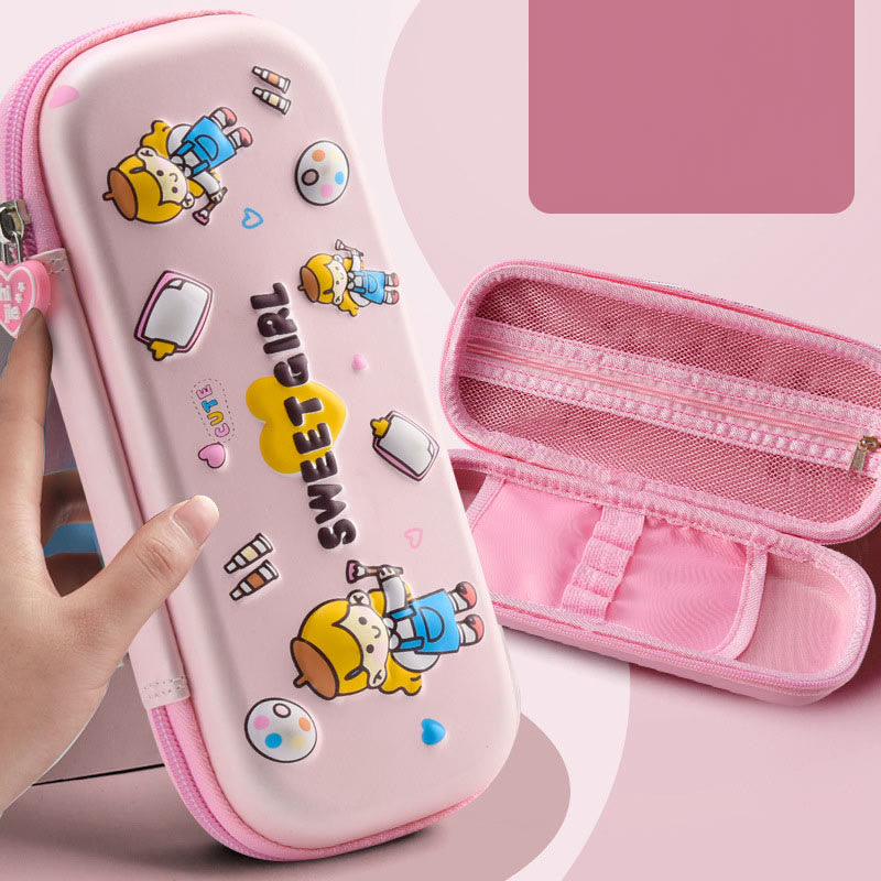 Pencil Case For Kids Astronaut Pattern Cute School Case