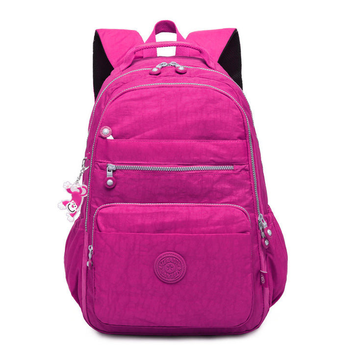 Waterproof Nylon Backpack Lightweight Sports Travel Daypack Multi-Color Optionals
