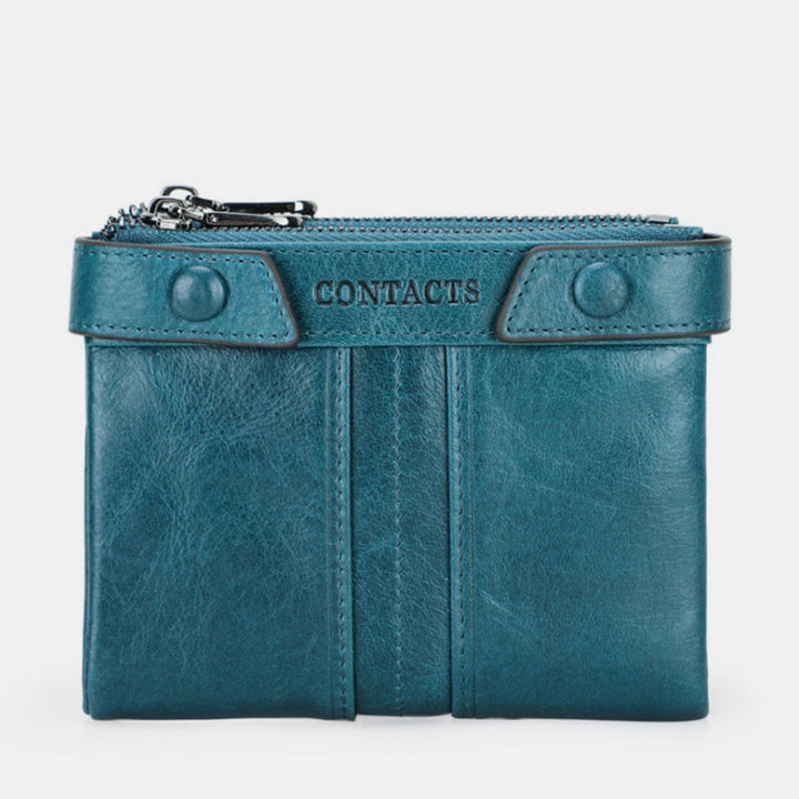 RFID Anti-Theft Multifunctional Genuine Leather Wallet