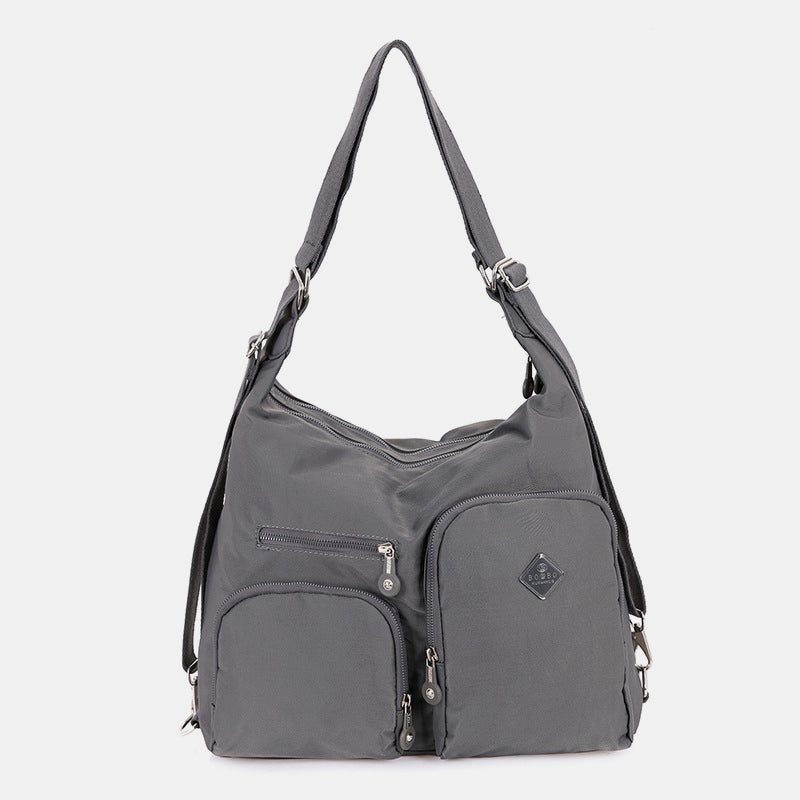 Nylon Hobo Handbags Convertible Backpack Crossbody Shoulder Bag