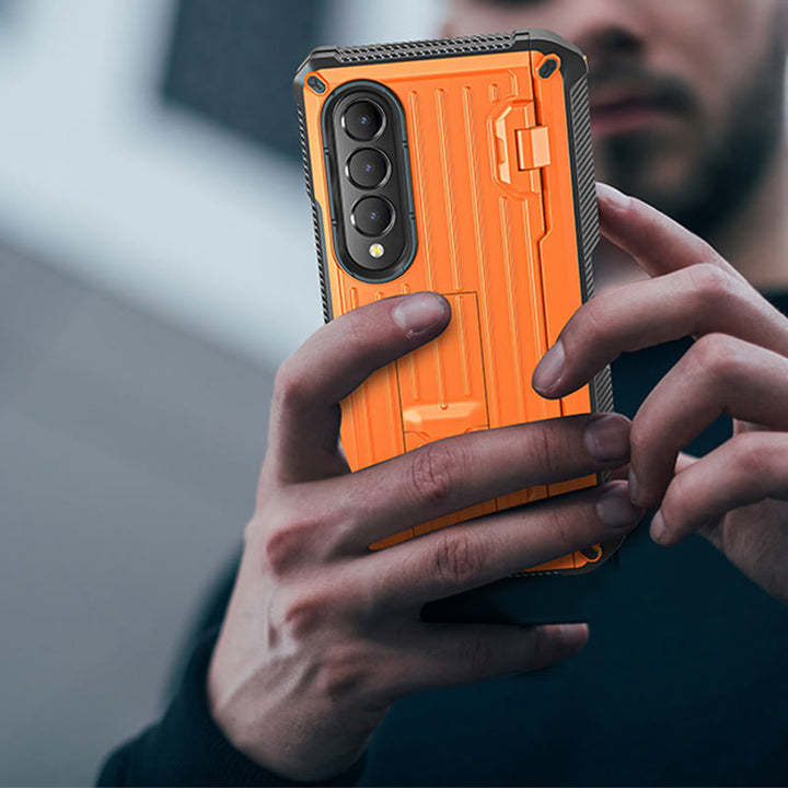 Phone Case With Holder For Samsung Shatter-Resistant Protective Cover