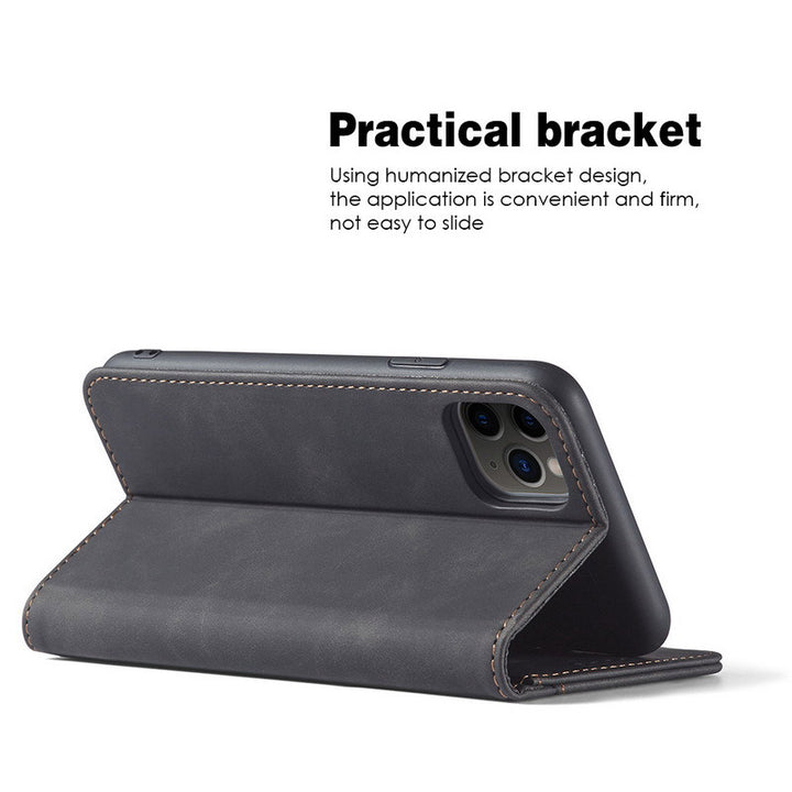 Premium PU Leather Wallet Case Card Holder Compatible with iPhone 13 Pro Max