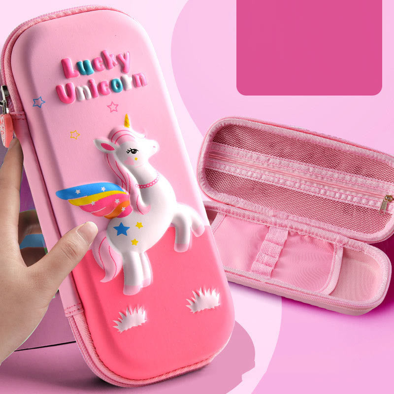 Pencil Case For Kids Astronaut Pattern Cute School Case