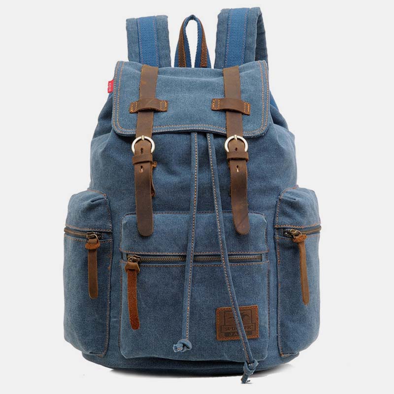 High Capacity Canvas Vintage Backpack