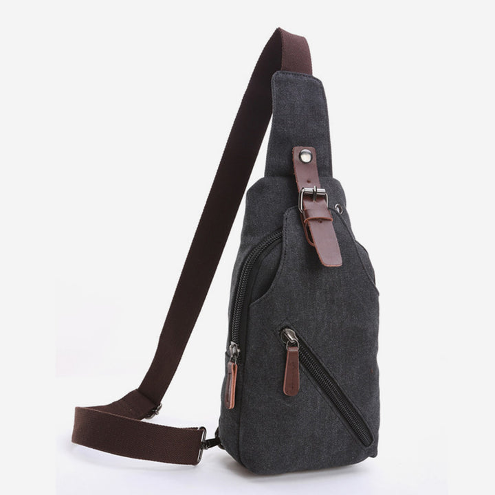 Multifunctional Vintage Canvas Sling Bag