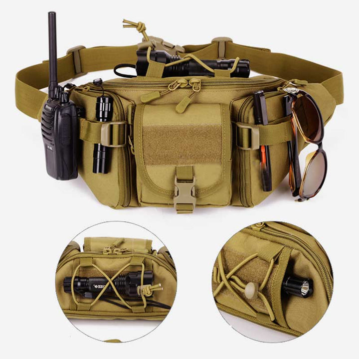 Waterproof Large Capacity Tactical Travel Waist Bag
