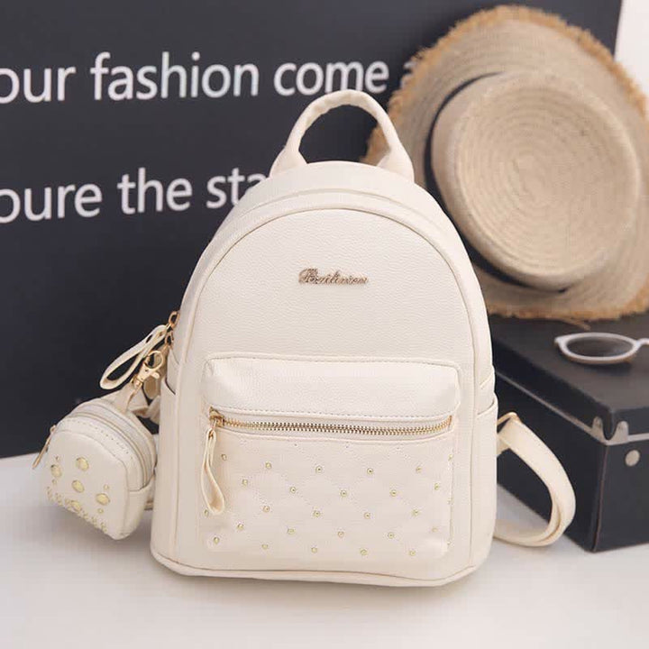 Women's Mini Backpack Fashion Travel Backpack Purses with Small Pouch