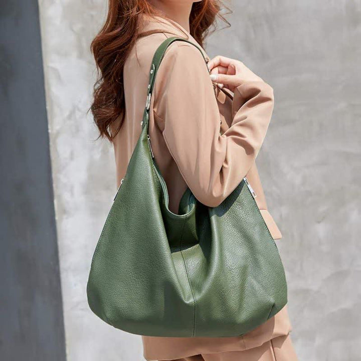 Large Soft Leather Hobo Bag Handbag Tote Everyday Purse for Women - image 3