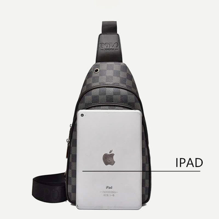 Men Outdoor Casual Travel Hiking Crossbody Chest Sling Bag One-Shoulder Strap