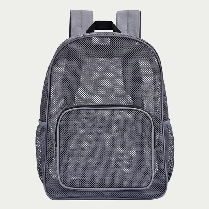 Mesh Backpack For School Travel See Through Portable Purse
