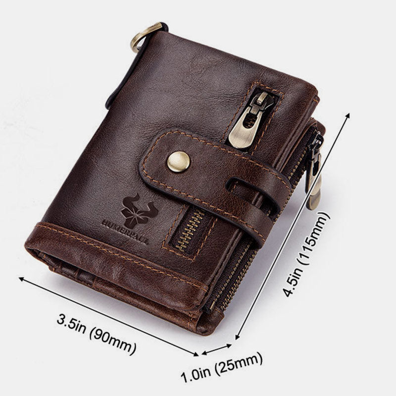 RFID Multifunctional Large Capacity Genuine Leather Wallet  - image 10