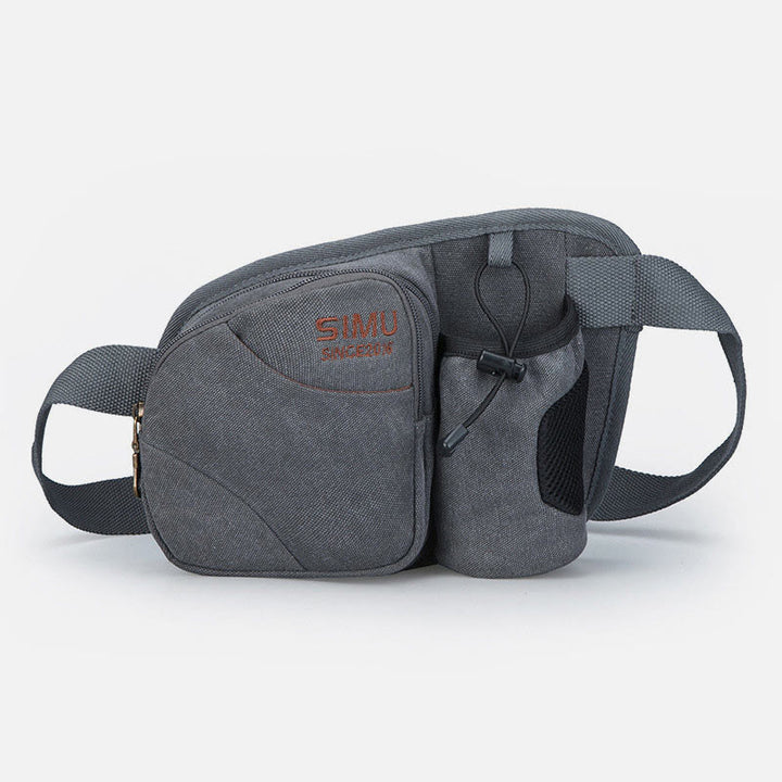 Small Waist Bag for Men Outdoor Riding Canvas Sports Bag