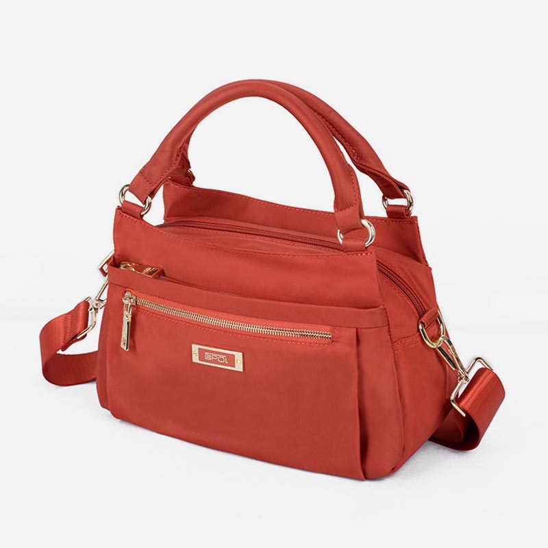Multi Pocket Oxford Tote Handbag Travel Purse Crossbody Bucket Bag - image 2