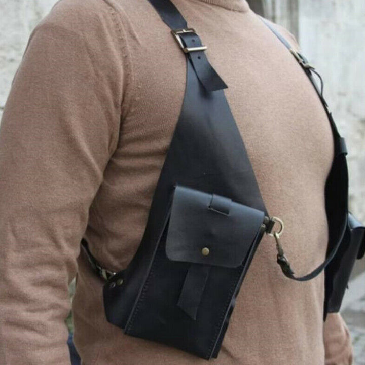 Medieval Underarm Shoulder Holster Phone Bag Wallet Pocket Card Holder
