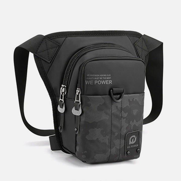 Outdoor Sports Purse For Men Durable Oxford Crossbody Leg Bag