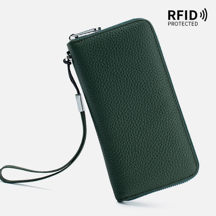 Classic Long Wallet RFID Roomy Leather Phone Purse For Women