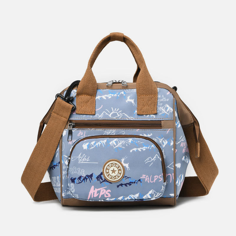 Functional Waterproof Crossbody Bag Convertible Mini Backpack Mommy Bag