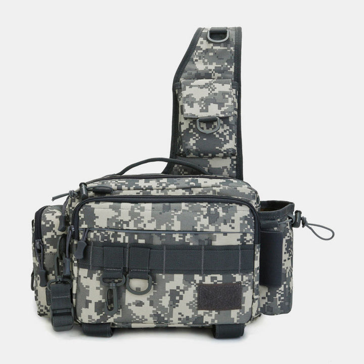 Multifunctional Large Capacity Waterproof Fishing Hiking Waist Bag Crossbody Bag