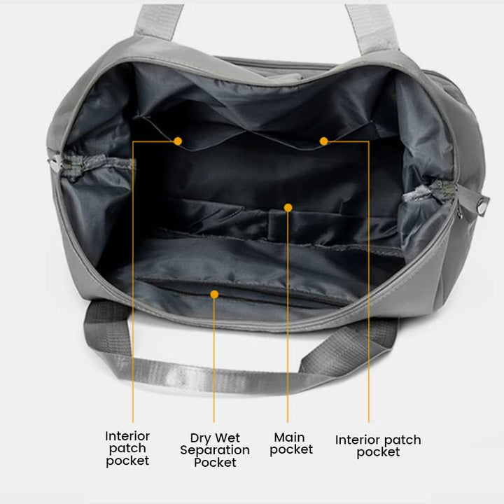 Large Capacity Portable Duffel Bag for Women Men Foldable Travel Handbag