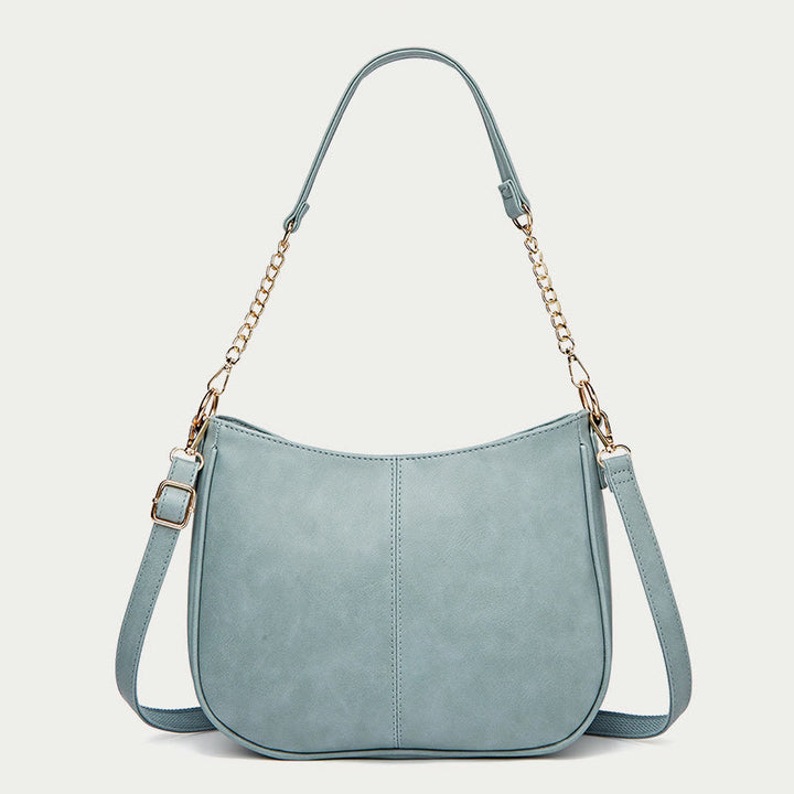 Shoulder Bag For Women Double Strape Elegant PU Leather Bag