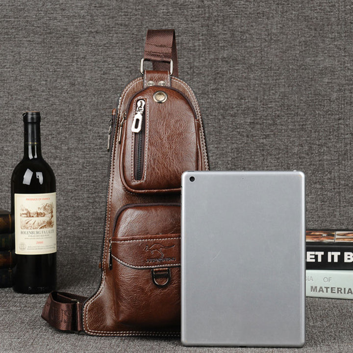 Sling Bag Backpack for Men Crossbody Chest Bag Daypack Outdoor Travel - image 17