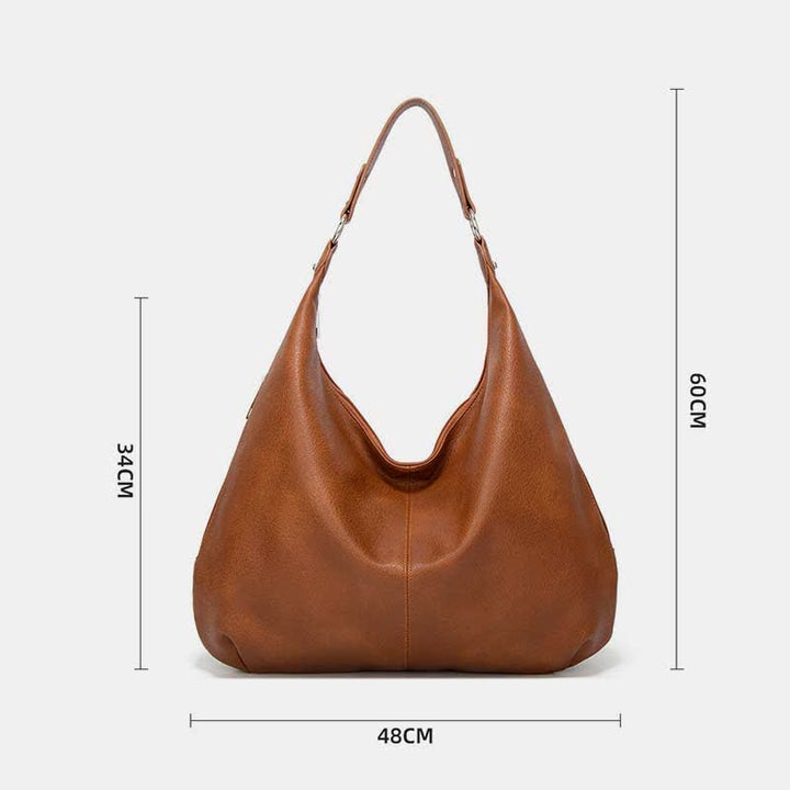 Large Soft Leather Hobo Bag Handbag Tote Everyday Purse for Women - image 14