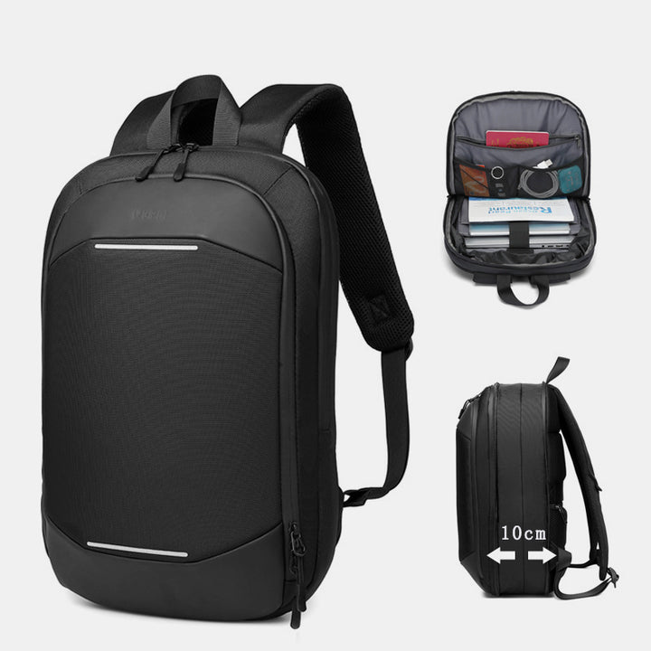 Lighiweight Expandable Laptop Backpack Anti Thefi Business Travel Notebook Bag