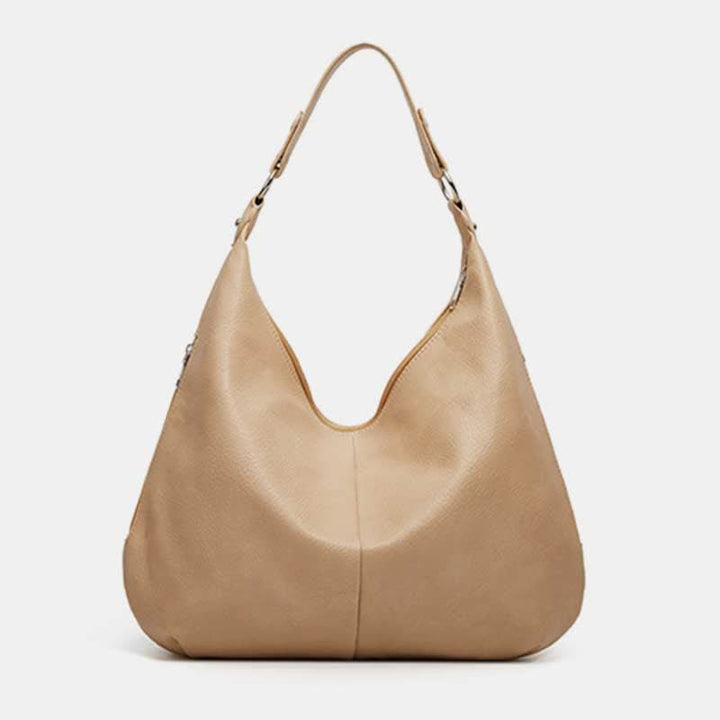 Large Soft Leather Hobo Bag Handbag Tote Everyday Purse for Women - Cornsilk - image 20