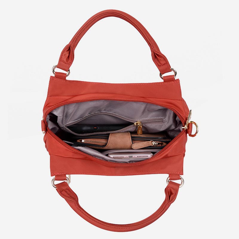 Multi Pocket Oxford Tote Handbag Travel Purse Crossbody Bucket Bag - image 1