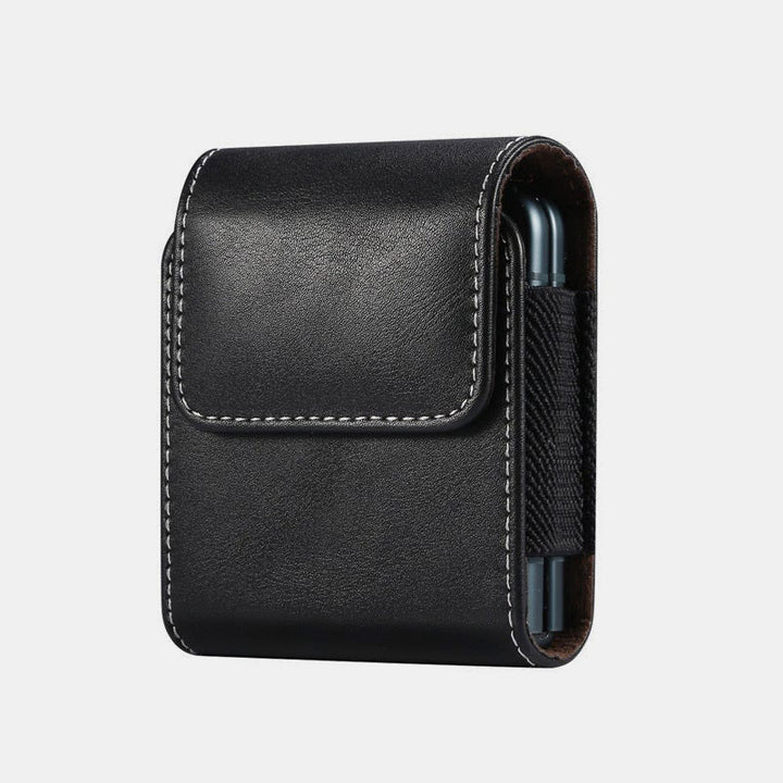 Mini PU Waist Bag EDC Pouch for Samsung Z Flip 3 Moto Razr